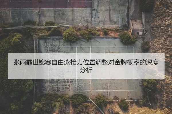 张雨霏世锦赛自由泳接力位置调整对金牌概率的深度分析